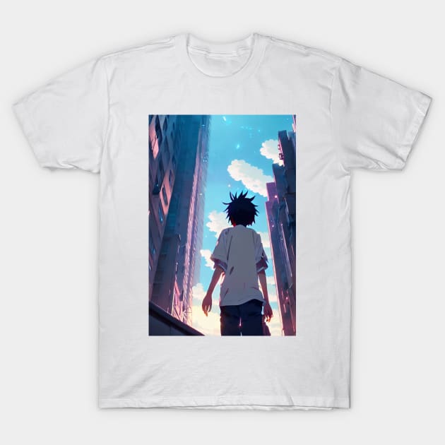 Cute Boy Your Name Landscape T-Shirt by Trendy-Now